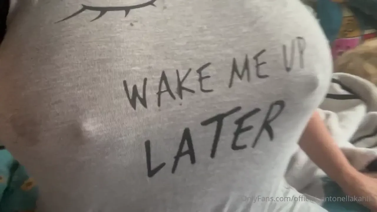 I just woke up papi don t know why my nipples are so hard this morning 