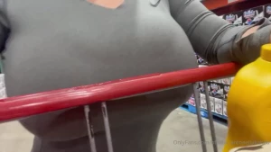Shopping at costco