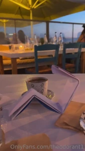 Dinner by the aegean sea