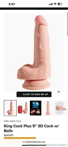 Do you prefer watching big dildos or small dildos