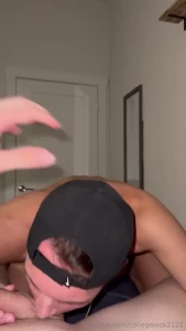 I love feeling his cock grow in my mouth while i suck it