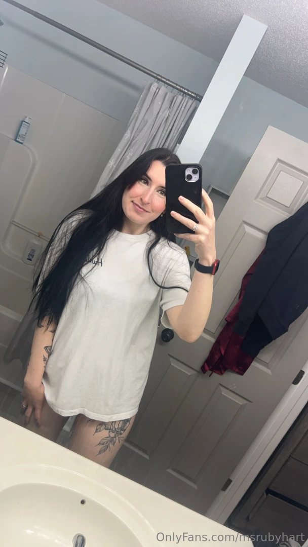 Favorite extracurricular activity is borrowing a big t-shirt after part 1 