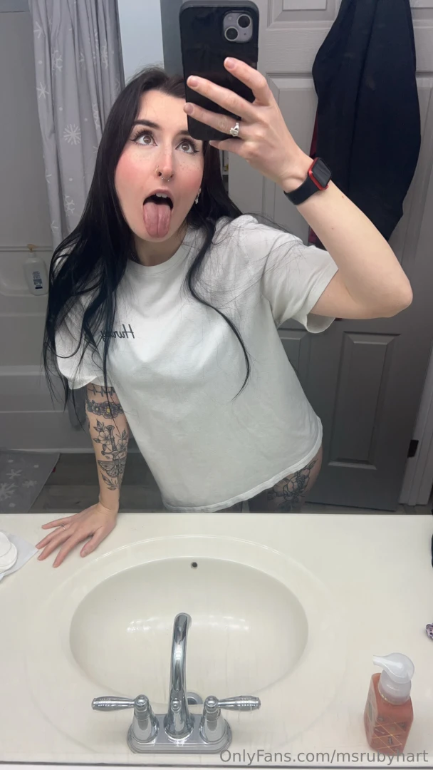 Favorite extracurricular activity is borrowing a big t-shirt after part 2 