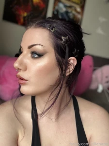 Do you like my hair clips fyp purplehair altgirl alternative goth part 1
