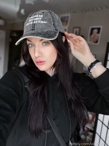 Do you like my hat fyp tall tallgirl goth gothgirl altgirl alternative part 1