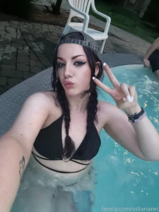 I feel like the backwards hat with this bikini is honestly such a vibe part 1