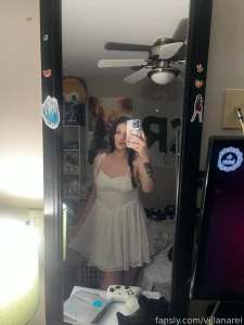 Excuse the messy mirror but i got this dress as a base for a cosplay part 1
