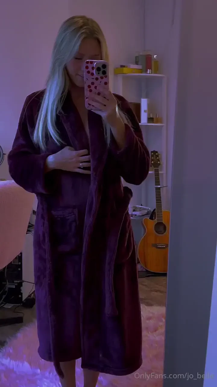 You can pretty much guarantee if i m wearing a robe there s nothing 