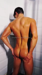 Time to get this day started who wants to wash my back