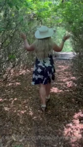 Finally got all the cum off my face and took a nice stroll through the