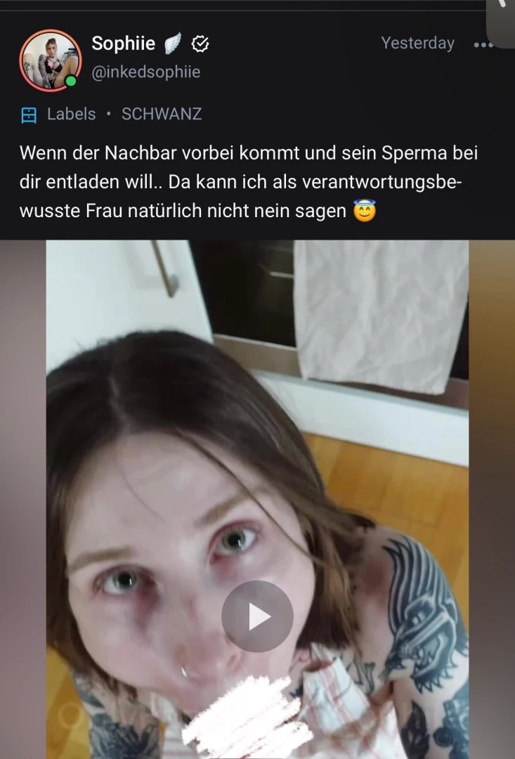 Mein nachbar war spontan wegen seiner vollen eier da habe das 