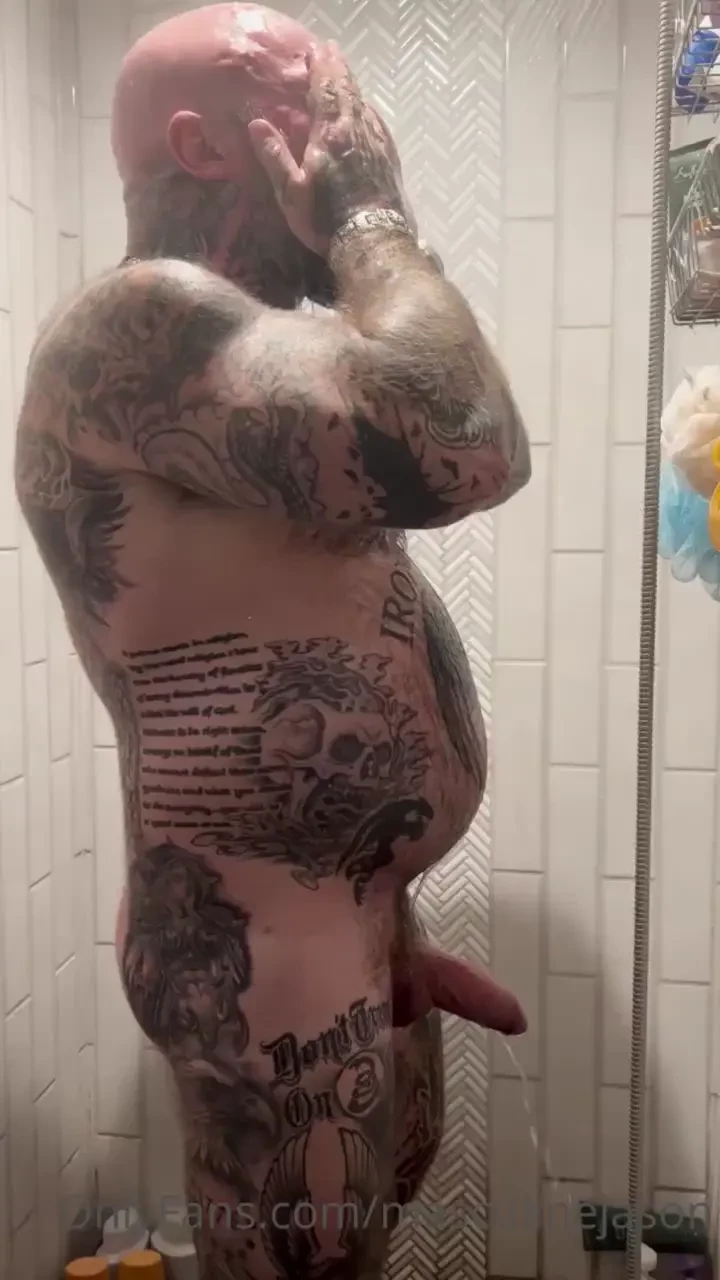 Morning wood jerk off in the shower this morning i woke up horny as 