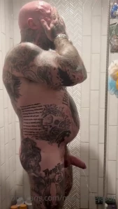 Morning wood jerk off in the shower this morning i woke up horny as