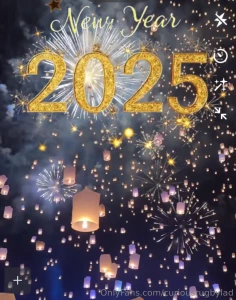 Wishing all my fans a happy new year and best wishes for 2025