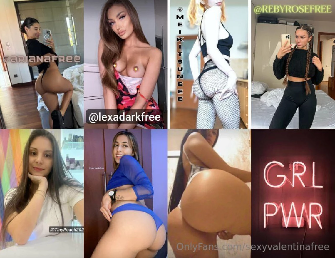 Arianafree lexadarkfree meikitsuneee rebyrosefree tinypeach2021 