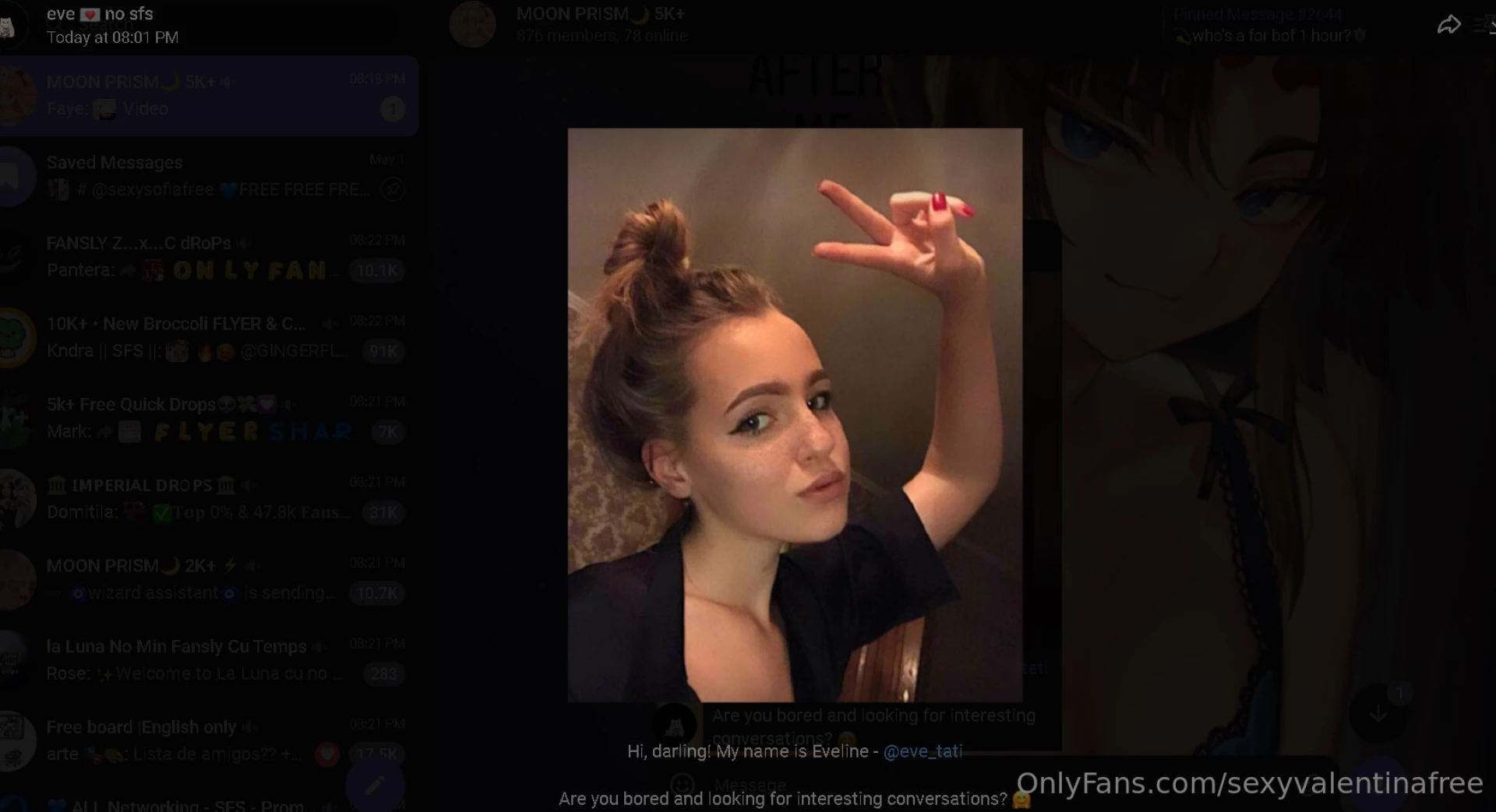 Hi darling my name is eveline - eve_tati are you bored and looking for part 8 