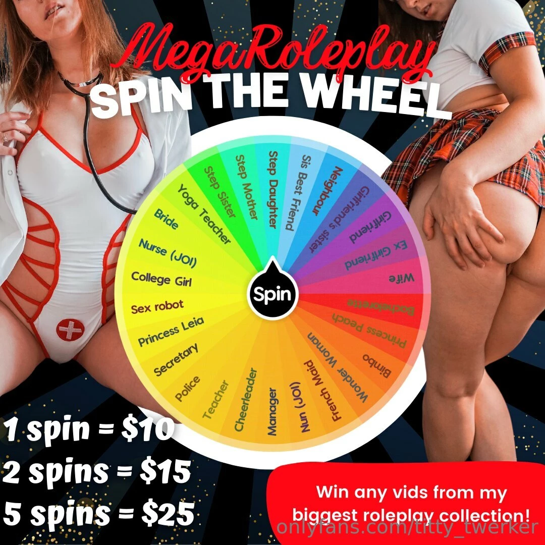 Win any vids from my collection worth up to 100 each tip 1 spin 10 2 