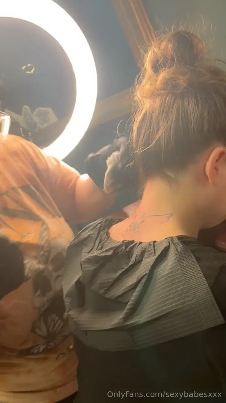 Free content of me getting a memorial piece for my cat part 2 