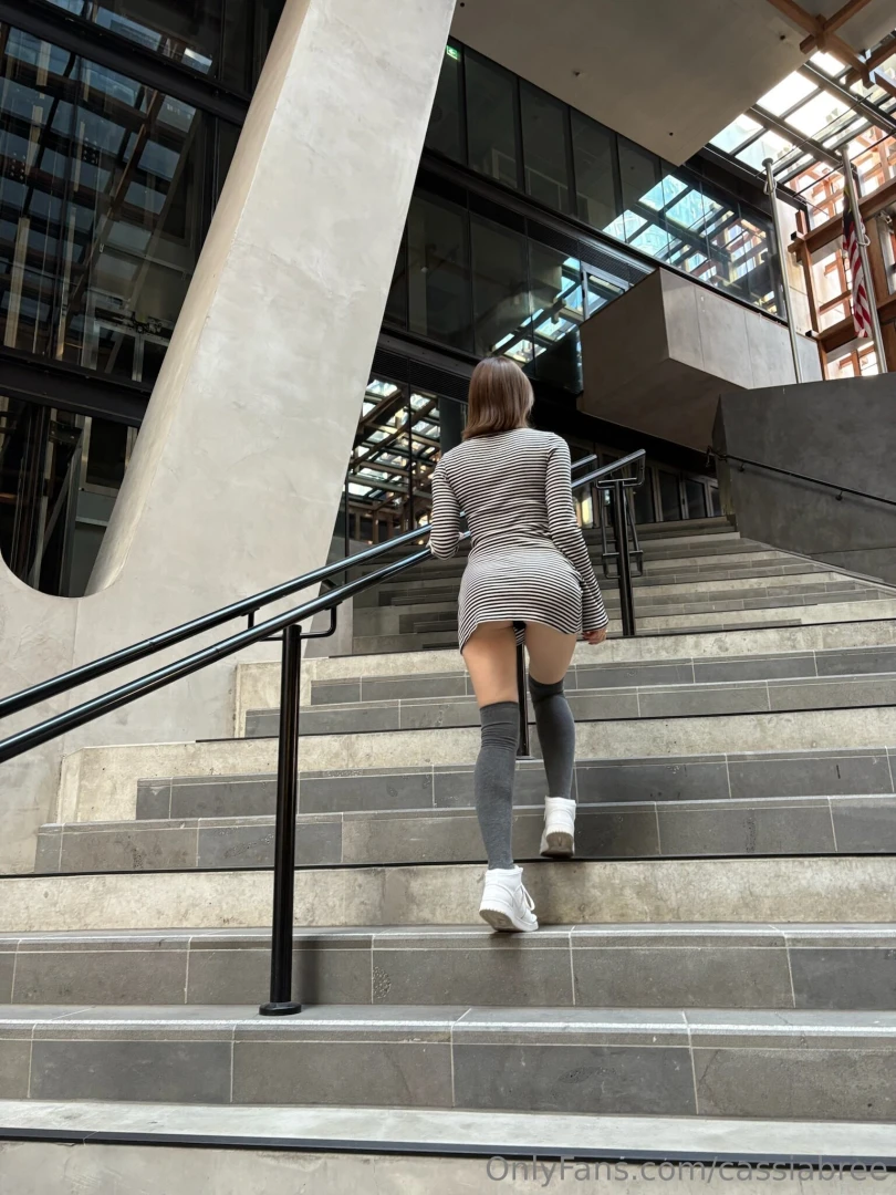 Oops my dress was a bit short 