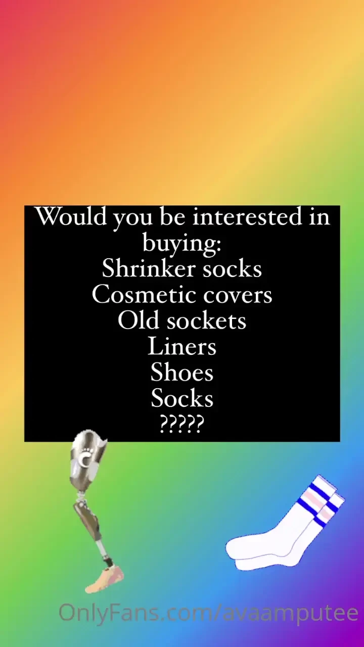 Seeing if there s interest i have several amputee items i no longer 