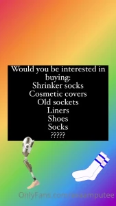 Seeing if there s interest i have several amputee items i no longer