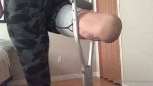 Crutches and pretty stumps