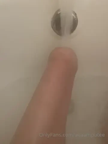 Feels so good after a day wearing a prosthesis 