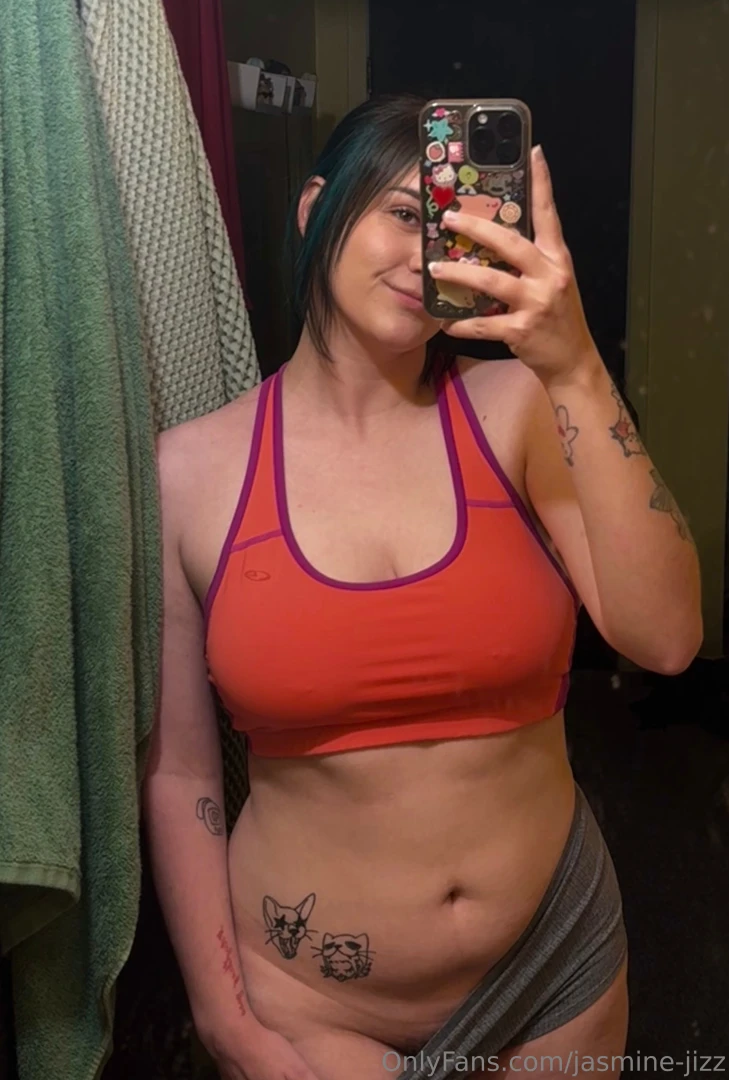 About to work out jerk off 