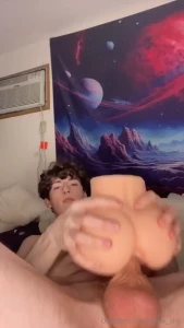 Bunch of footage of me breaking in my new toy it felt so fucking good part 1