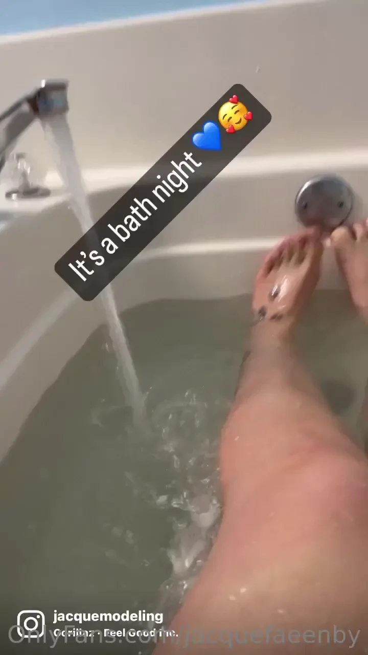 All squeaky clean from my bath and then shower bath feet toes 