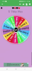 Another awesome fan had spin of our wheel whose going to try and win a