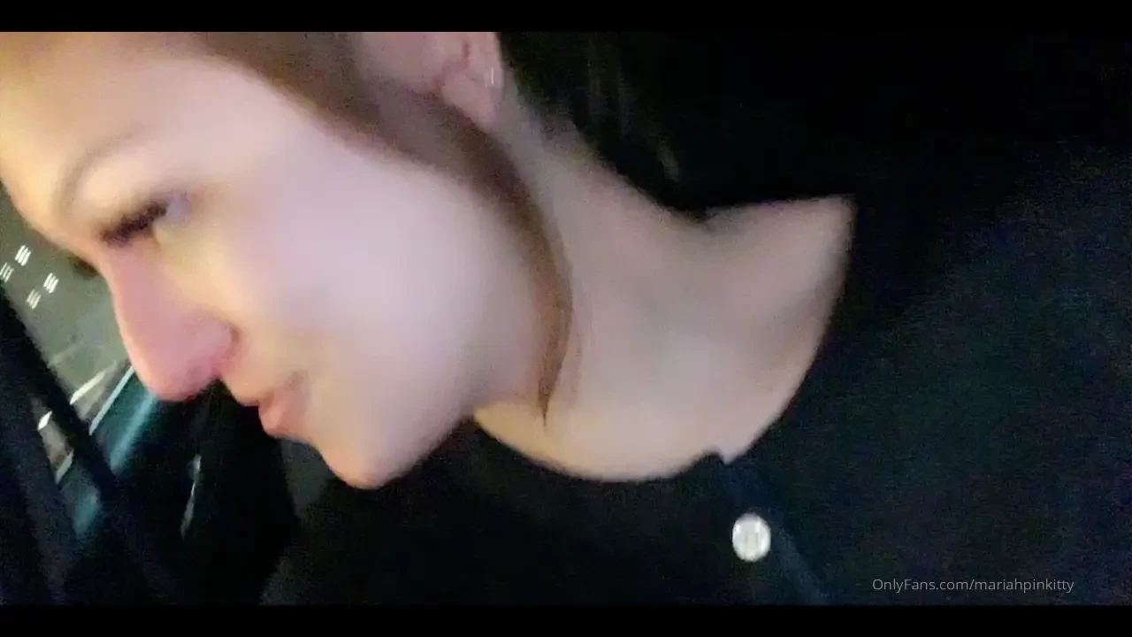 The drive through took forever yesterday so i got naughty in the car 