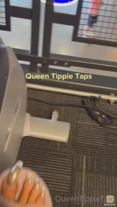 Recumbent bike chrome silver french pedicure