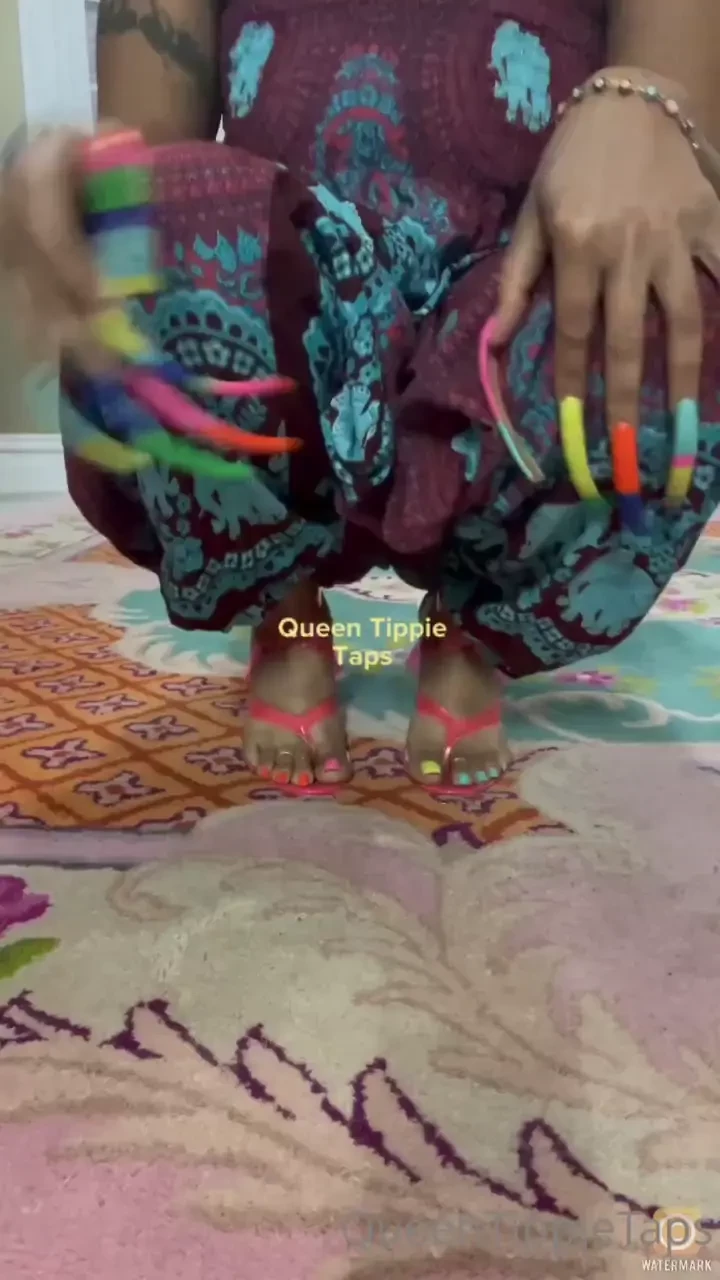 Clear pink thong heels 