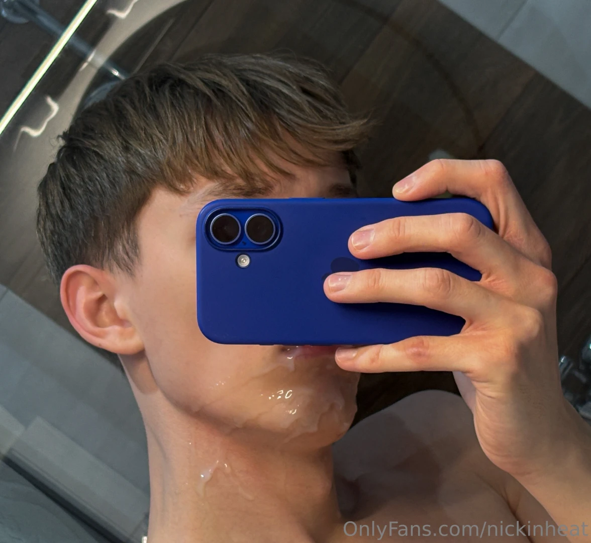 Will you lick the cum off my face 