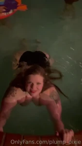 Swimming under the stars what a great way to spend a night