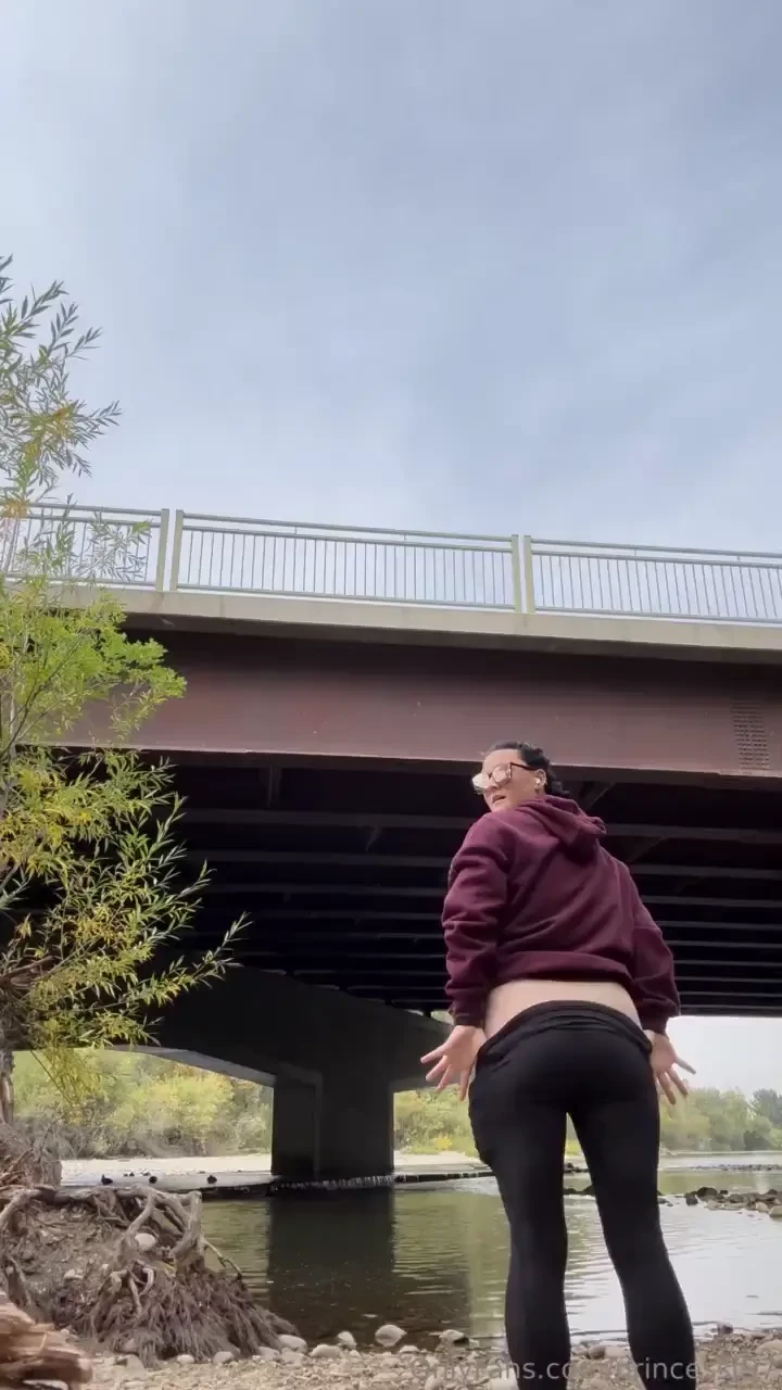 Went on little walk down by the river today 