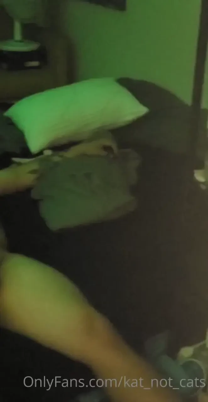 Made a mess of the bed and his cock 