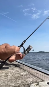 Spur of the moment fishing moment no fish were caught