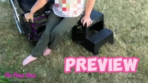 Well i _tried_ to garden description i start in my wheelchair and drop