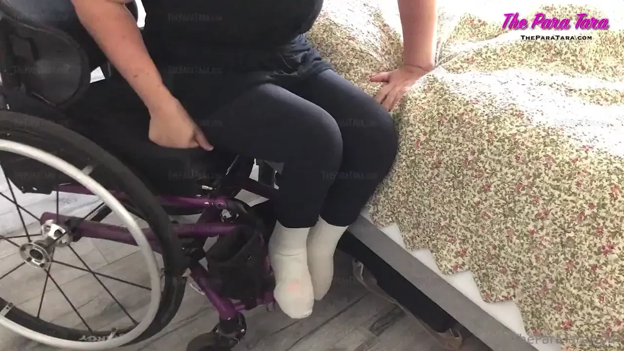 Transferring into bed for a mid-day holiday nap 