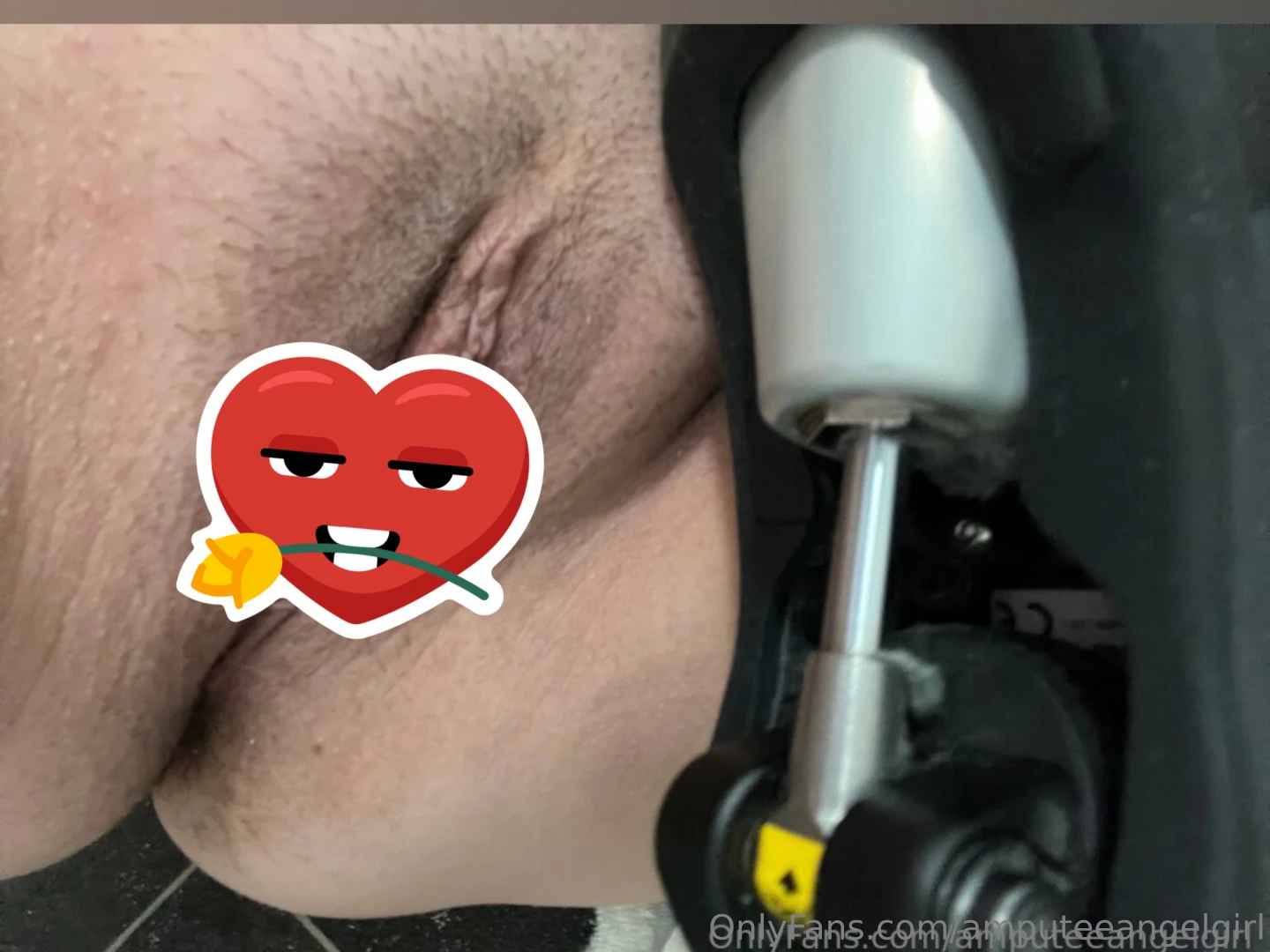 Should i put the cold metal of the prosthetic on my what do you think 