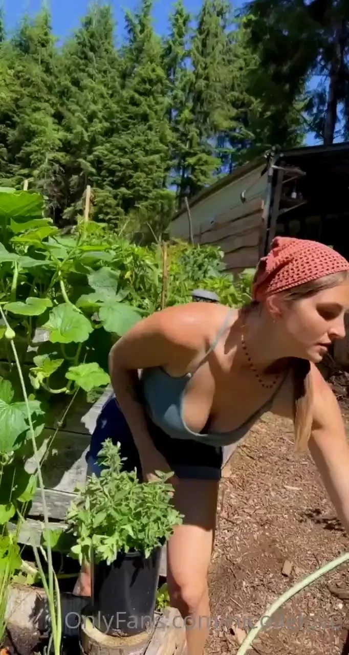 It s so hot out here today in my garden i just sent you the full video part 1 