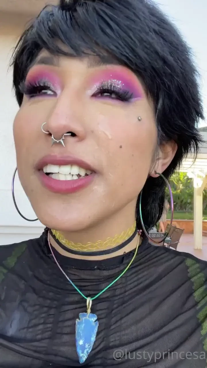 I have nowhere near the amount of cum on my face as i deserve 