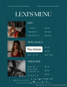 Couple updates menus