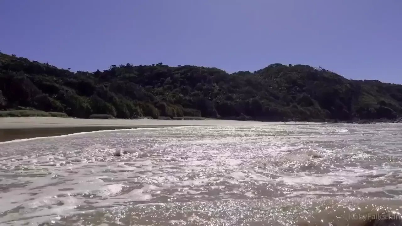 Beach threesome just south of byron bay on the coast of nsw is a 