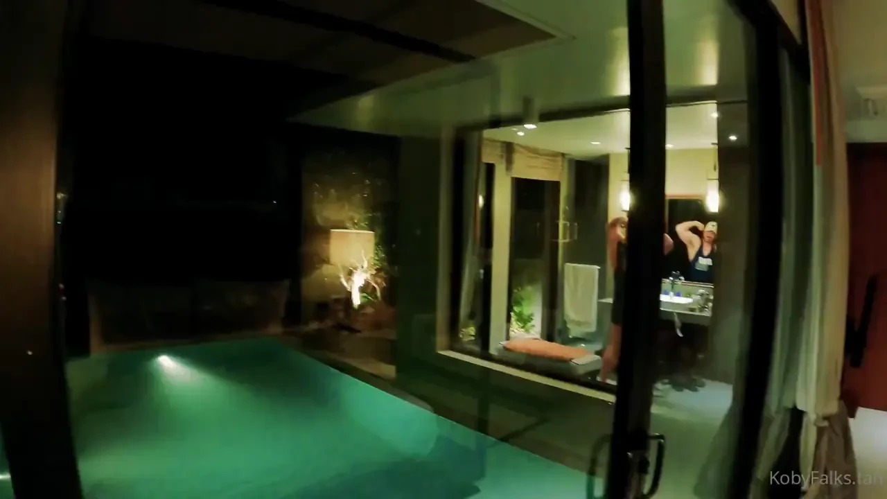 Tropical escape fuck after a day of cock-tails sun and surf the boys 