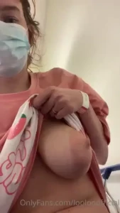 Public titty flash