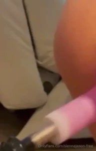 Omg i m naked on my knees getting fucked in both holes at the same