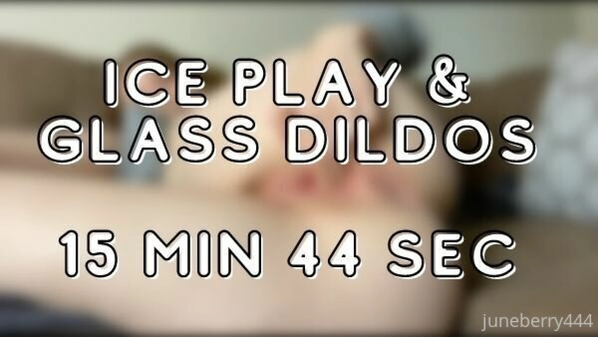 My ice play video explore a new kink with me 